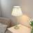 ValueLights Bobbins Sage Green with Tapered Fabric Table Lamp