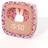Mobility On Board Mob Alarm Clock with Light Leopard Rose