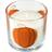IKEA Hostagille Spicy Pumpkin Clear Glass/Orange Scented Candle