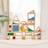 Shein Children's Wooden Colored Sensory Building Blocks Set
