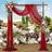 Shein Red Sheer Gauze Curtain 75 x 300 600cm