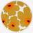 Marimekko Unikko Lautanen 20 cm Orange Ø 20 cm Flad tallerken 20cm