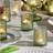 Shein 2pcs Vintage Green Glass Holders Candle Holder