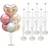 Shein 2/4/6Pcs Reusable Clear Balloon Holder Set