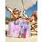 Shein Large Beach Transparent Laser Tote Bag Set - Transparent
