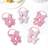 Shein Multi-Color Glitter Butterfly Hair Scrunchies
