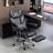 Homcom High Back Leathaire Desk Black Office Chair