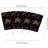 Shein 10 24pcs Black Gold Silver Dot Print Food Boxes