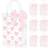 Shein Pink Bow Clear PVC Gift Bags