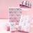 Shein 6pcs Purple Pink Butterfly Pattern Gift Paper