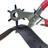 Shein SHEIN Leather Hole Punch,9" Belt Hole Puncher For Leather Heavy Duty, 6 Size Revolving Leather Belt Hand Hole Puncher, Perfect For Belts, Straps, DIY Leathercraft, And Repair Revolving Punch Plier