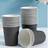 Shein 10pcs Disposable Black Paper Cups