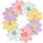 Shein 20pcs 7 Inch Daisy Plates Flower Paper Plates