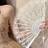 Shein Vintage French Style Lace Tassel Fan