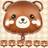 Shein 6pcs Cute Bear Shaped Balloon