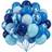 Shein 53pcs Metal Blue Balloons Navy Kit