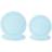 Shein Light Blue Scalloped Paper Plates Set