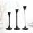 Shein Black Metal Candlestick Holders 1pc Candle Holder
