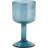 Madam Stoltz Coloured Blue Wine Glass