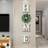 Shein Distressed Home Sign With Artificial Wreath Wall Decor