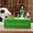 Shein Sparkling Sequin Football Birthday Candle