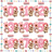 Shein Cartoon Capybara Pink Donuts Birthday Set