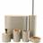 Shein Bathroom Accessories Set 6 Pieces Bamboo Bath Ensemble