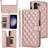 GANGXUN Pink Leather Wallet Case Samsung Galaxy S25 Plus