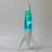 iTotal Lava Lampe Raket Blå Og Grøn 36 cm Lavalampe