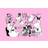 Opto Design Moomin 80 27.5x40 cm Rosa Bordstablett Rosa