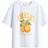 H&M Oversized Cotton T-shirt - White/Amalfi (1273446012)