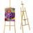 Shein Studio Easel 1.5M Adjustable Drawing Painting Holder 59inch Wooden A-Frame Display Drawing Board Folding Art Stand For Painting