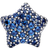 Pandora Bold Pavé Star Charm - Silver/Blue