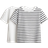 H&M T-shirts 2-pack - White/Black Striped (1236366001)