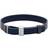 Emporio Armani Essential Leather Bracelet - Silver/Blue/Grey