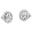Guess Life In 4G Earrings - Silver/Transparent