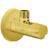 Invena 1/2" x 1/2" BSP WC Toilet Hose Gilded Valve Water Tap