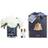 Atelier Hamam Herringbone Blue/White Dekoration 3st