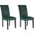 Beliani Velva Dark Green Kitchen Chair 99cm 2pcs