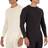 Fruit of the Loom Men's Pajama Top 2-pack - Black/Natural
