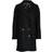 Desigual Straight Wool Coat - Black