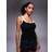 River Island Contrast Seam Detail Cami - Black