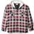 Wrangler Men's Long Sleeve Quilted Lined Flannel Shirt - Biking Red