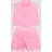 River Island Girls Pink Palm Tree Cutwork Shirt Set