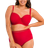 Curvy Kate First Class Bandeau Strapless Multiway Bikini Top - Red
