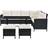 Juskys Manacor - Black, Cream Outdoor Lounge Set