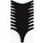 H&M Ladies Cotton Thong Briefs 10-Pack - Black