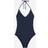 H&M Ladies Halterneck Swimsuit - Navy Blue