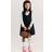 H&M Girls 2-Piece Dress And Top Set - Black/White