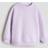 H&M Brushed Inside Girls Sweatshirt - Light Purple